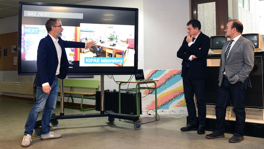 De esquerda a dereita, Carlos Salgado, Román Rodríguez e Antonio López. FOTO: Santi Alvite De esquerda a dereita, Carlos Salgado, Román Rodríguez e Antonio López. FOTO: Santi Alvite