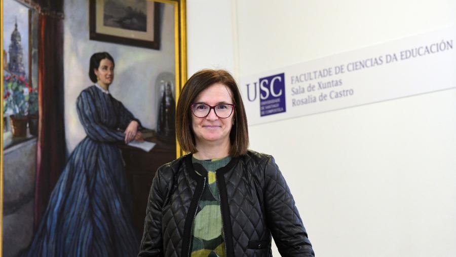 Mar Lorenzo Moledo é profesora do Departamento de Pedagoxía e Didáctica da Facultade de Ciencias da Educación. FOTO: Santi Alvite Mar Lorenzo Moledo é profesora do Departamento de Pedagoxía e Didáctica da Facultade de Ciencias da Educación. FOTO: Santi Alvite