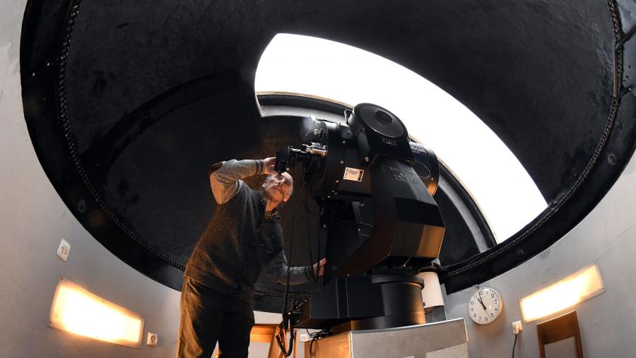 O programa conta con varias observacións nocturnas. FOTO: Santi Alvite O programa conta con varias observacións nocturnas. FOTO: Santi Alvite