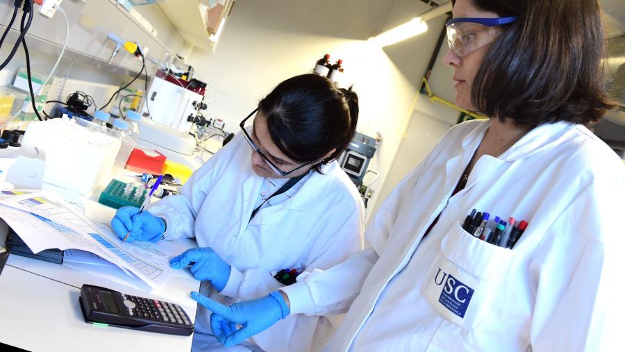 Imaxe de arquivo dun laboratorio do CiMUS. FOTO: Santi Alvite Imaxe de arquivo dun laboratorio do CiMUS. FOTO: Santi Alvite