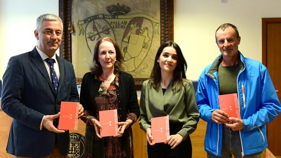 De esquerda a dereita, Valentín García, Ana Gude, Ana Rodríguez e Manuel Núñez Singala. FOTO: Santi Alvite De esquerda a dereita, Valentín García, Ana Gude, Ana Rodríguez e Manuel Núñez Singala. FOTO: Santi Alvite