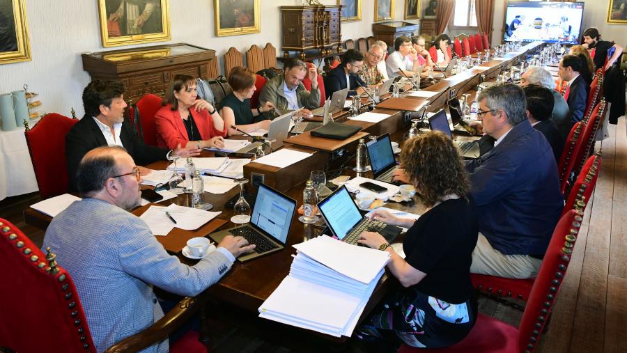 A xuntanza desenvolveuse este xoves no Colexio San Xerome. FOTO: Santi Alvite A xuntanza desenvolveuse este xoves no Colexio San Xerome. FOTO: Santi Alvite