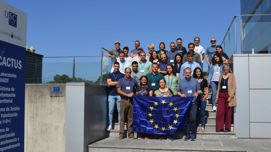 Participantes na primeria reunión da Rede Galega de Innovación Agroforestal, no edificio Cactus de Lugo Participantes na primeria reunión da Rede Galega de Innovación Agroforestal, no edificio Cactus de Lugo