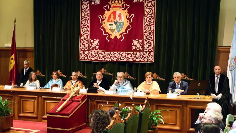 O acto desenvólvese no Colexio de Fonseca. FOTO: Santi Alvite O acto desenvólvese no Colexio de Fonseca. FOTO: Santi Alvite