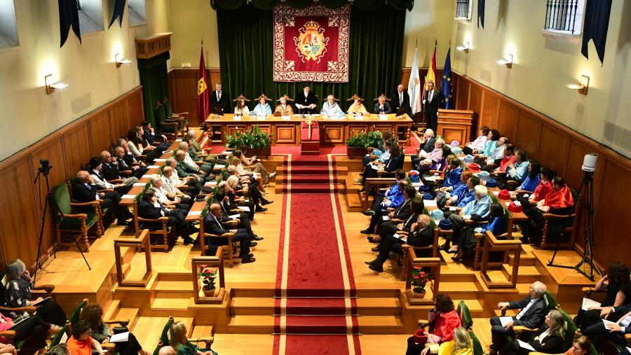O acto desenvólvese no Colexio de Fonseca. FOTO: Santi Alvite O acto desenvólvese no Colexio de Fonseca. FOTO: Santi Alvite