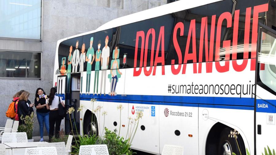 Os autobuses nos que se poden facer as doazóns desprazaranse a distintas facultades ata abril. FOTO: Santi Alvite Os autobuses nos que se poden facer as doazóns desprazaranse a distintas facultades ata abril. FOTO: Santi Alvite
