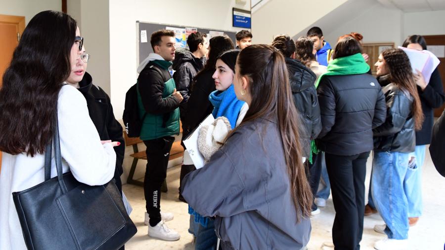 Imaxe de arquivo de estudantado na USC. FOTO: Santi Alvite Imaxe de arquivo de estudantado na USC. FOTO: Santi Alvite