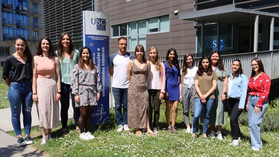 Foto de grupo do equipo da USC gañador. Foto: Suso Rivas Foto de grupo do equipo da USC gañador. Foto: Suso Rivas