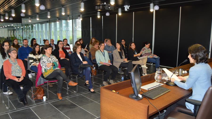 Relatores e participantes na xornada técnica promovida polo LNSV xunto co Campus Terra da USC Relatores e participantes na xornada técnica promovida polo LNSV xunto co Campus Terra da USC