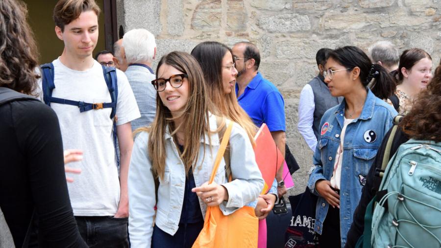 Estudantes na inauguración da edición do ano 2023 dos Cursos. FOTO: RAG Estudantes na inauguración da edición do ano 2023 dos Cursos. FOTO: RAG