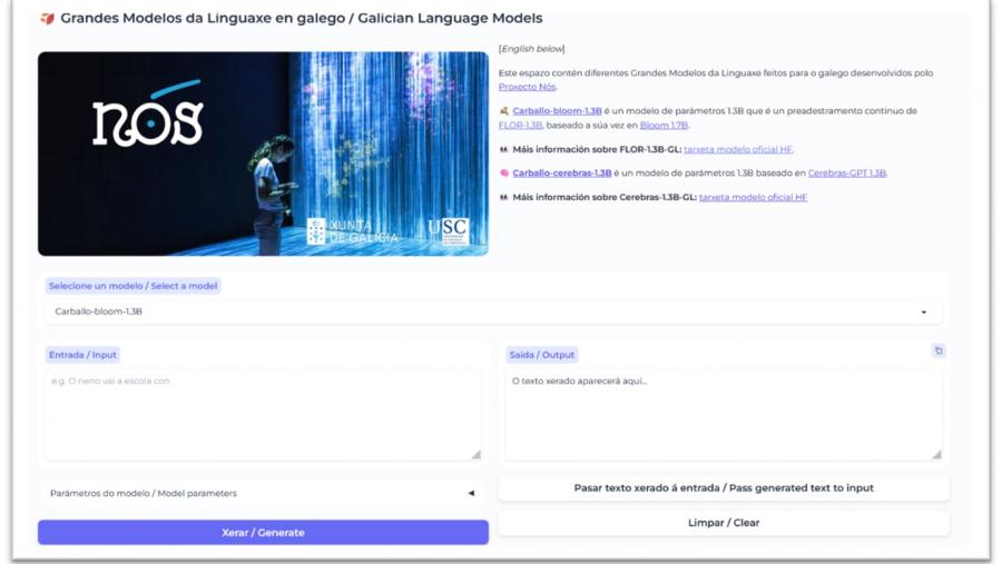 Carballo, o primeiro modelo lingüístico de Intelixencia Artificial para o galego Carballo, o primeiro modelo lingüístico de Intelixencia Artificial para o galego