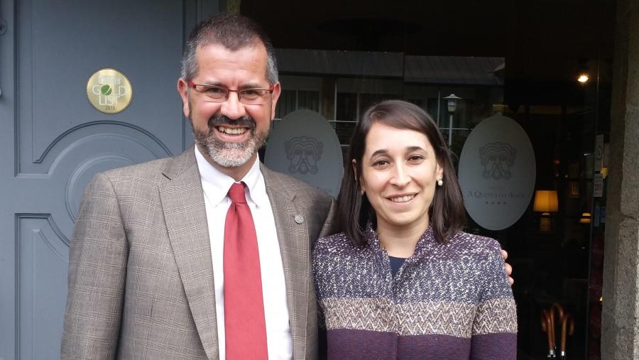 Juan Manuel Garrido e Dafne Crutchik. Foto: RAGC Juan Manuel Garrido e Dafne Crutchik. Foto: RAGC