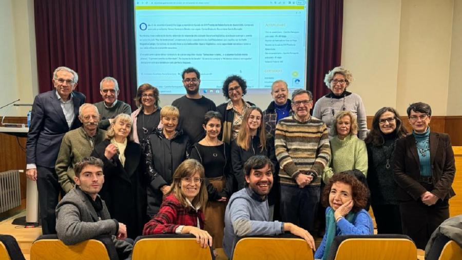 Imaxe das persoas participantes na entrega de premios da pasada edición do certame Imaxe das persoas participantes na entrega de premios da pasada edición do certame