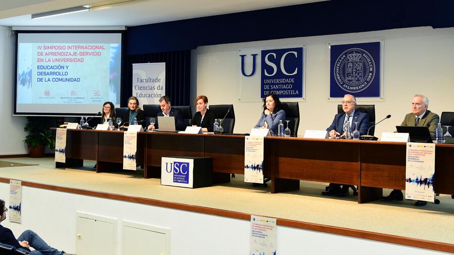 O simposio inaugurouse en Ciencias da Educación. Foto: Santi Alvite O simposio inaugurouse en Ciencias da Educación. Foto: Santi Alvite