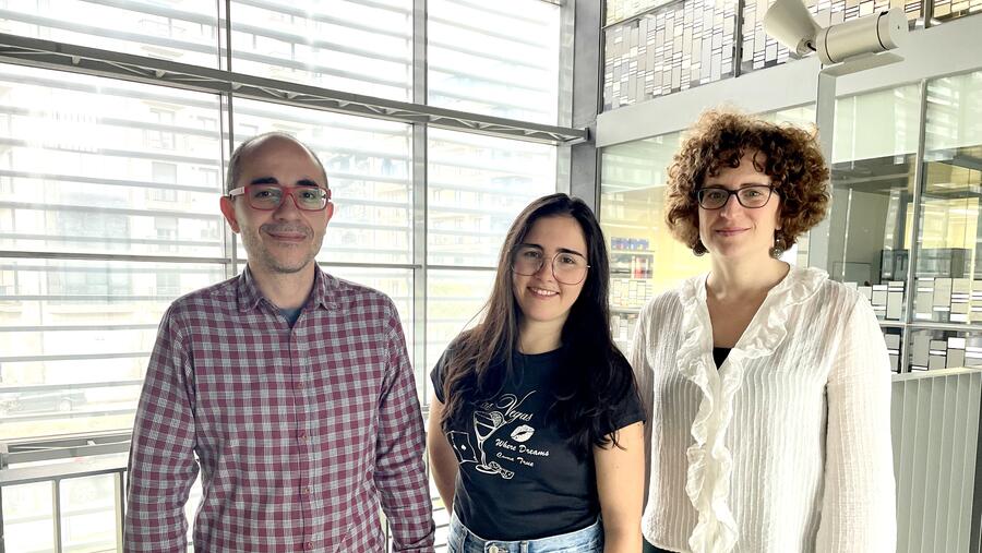 Miguel Fidalgo, Adriana Escudero e Diana Guallar. Foto: CiMUS Miguel Fidalgo, Adriana Escudero e Diana Guallar. Foto: CiMUS