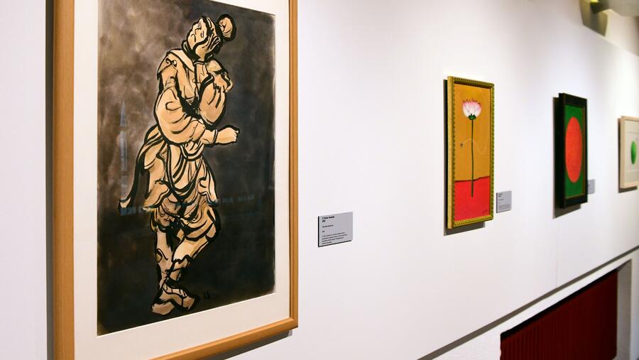 A mostra pode visitarse ata o 28 de febreiro. Foto: Santi Alvite A mostra pode visitarse ata o 28 de febreiro. Foto: Santi Alvite