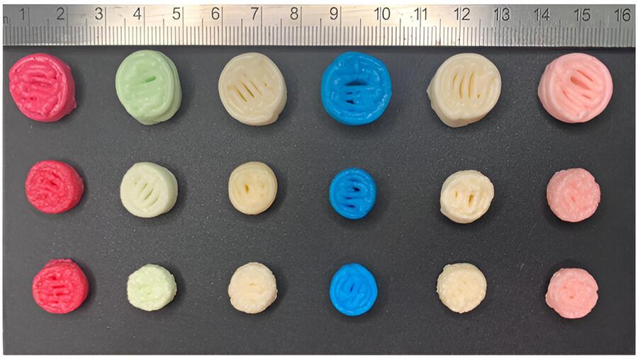 Fórmulas mastigables impresas en 3D