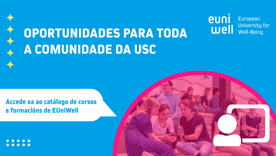 Cartel informativo do Catálogo de Cursos e Formacións. Consulta o Catálogo de Cursos e Formacións.