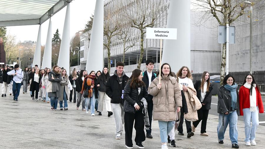 O alumnado pode escoller entre moitos percorridos en funcion das súas inquedanzas. Foto: Santi Alvite O alumnado pode escoller entre moitos percorridos en funcion das súas inquedanzas. Foto: Santi Alvite