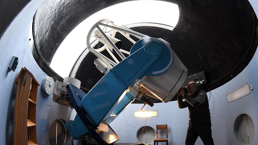O profesor José Ángel Docobo, director do PECAS, no Observatorio Astronómico da USC. Foto: Santi Alvite O profesor José Ángel Docobo, director do PECAS, no Observatorio Astronómico da USC. Foto: Santi Alvite