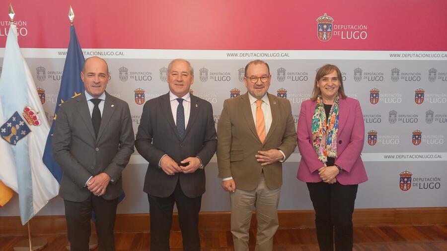 De esquerda a dereita, Jaime Luis López Vázquez, José Tomé Roca, Antonio López Díaz e María José López Couso De esquerda a dereita, Jaime Luis López Vázquez, José Tomé Roca, Antonio López Díaz e María José López Couso