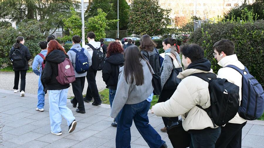 Imaxe de arquivo de estudantes na USC. FOTO: Santi Alvite Imaxe de arquivo de estudantes na USC. FOTO: Santi Alvite