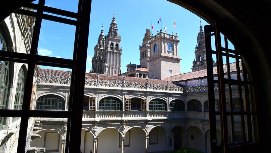 Vista do Colexio de Fonseca desde o seu Claustro Alto. Foto: Santi Alvite Vista do Colexio de Fonseca desde o seu Claustro Alto. Foto: Santi Alvite