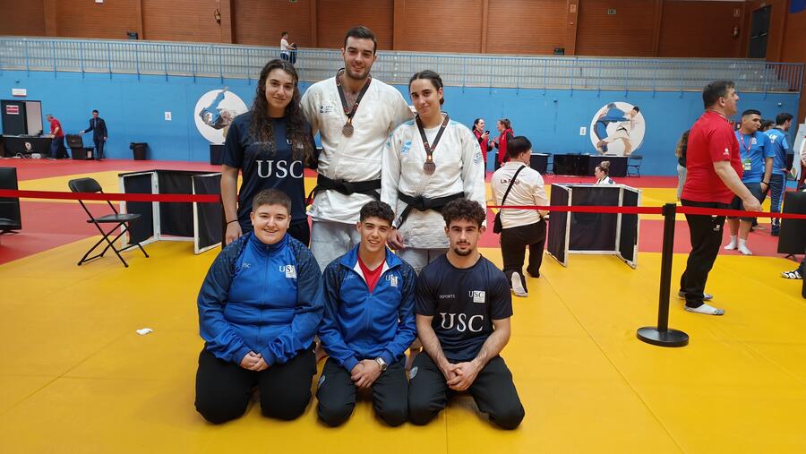 Equipo da USC no Campionato de España Universitario de Judo Equipo da USC no Campionato de España Universitario de Judo