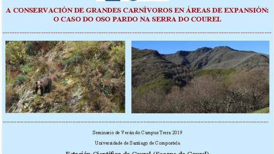 Cartaz do seminario sobre grandes carnívoros Cartaz do seminario sobre grandes carnívoros