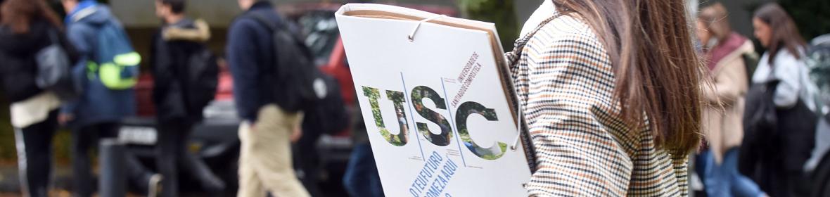 Unha estudante da USC